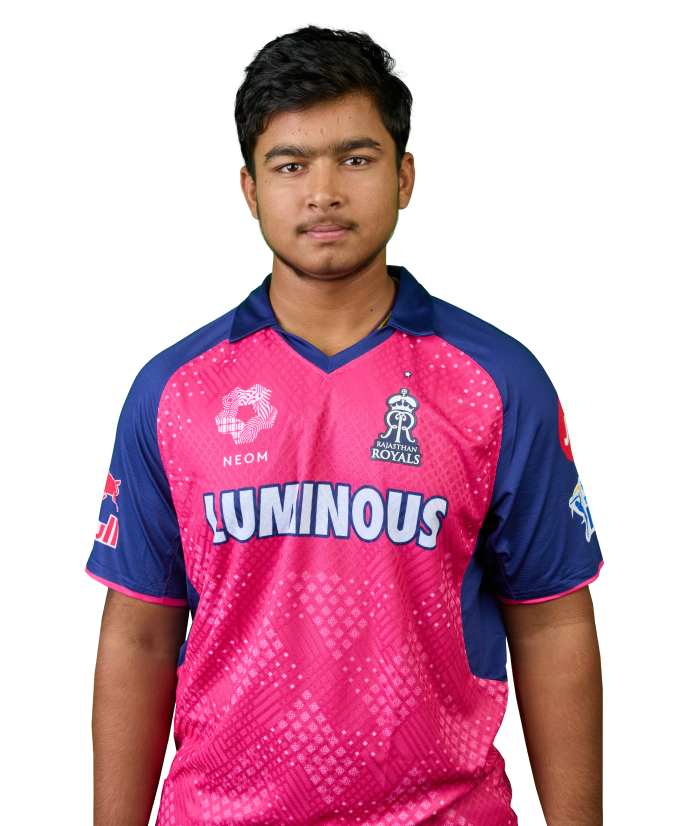 Vaibhav Sooryavanshi IPL Career Profile & Stats - Rajasthan Royals (RR)