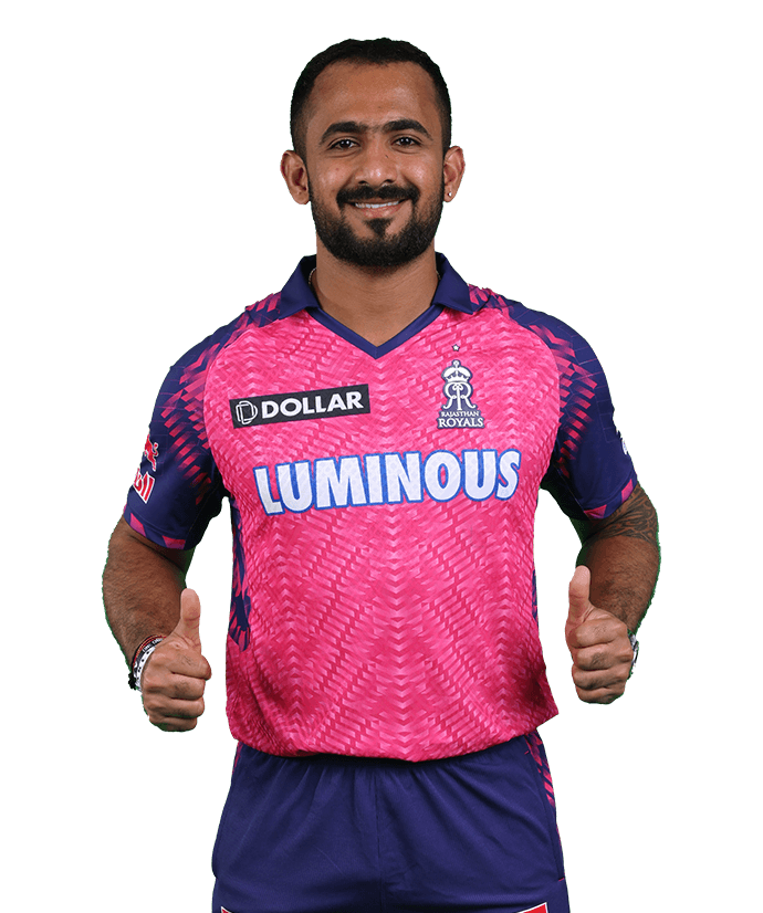 KC Cariappa IPL Career Profile & Stats - Rajasthan Royals (RR)