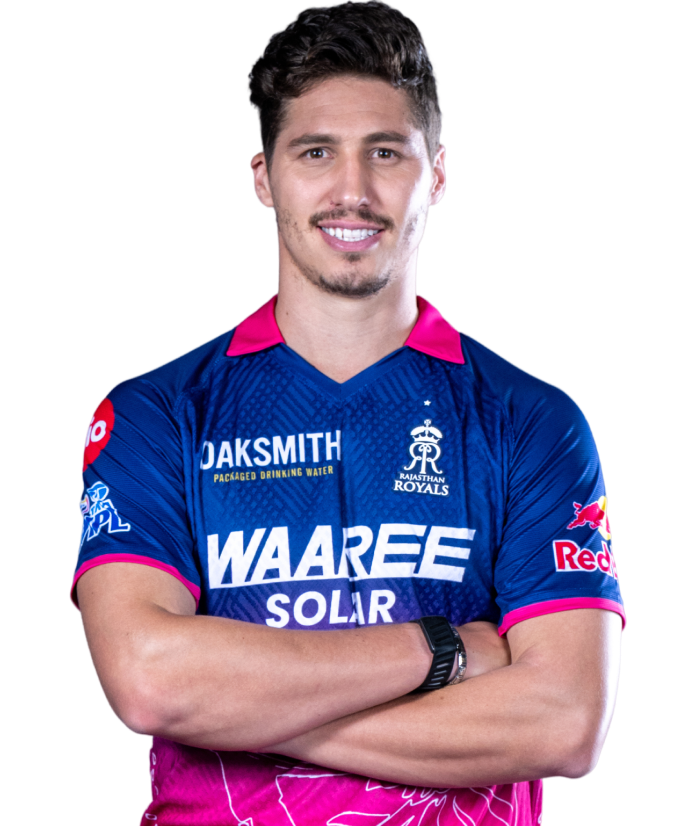 Nandre Burger IPL Career Profile & Stats - Rajasthan Royals (RR)