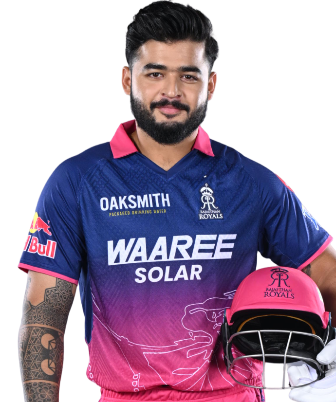 Riyan Parag IPL Career Profile & Stats - Rajasthan Royals (RR)