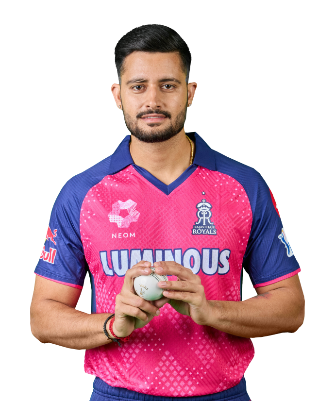 Yudhvir Singh IPL Career Profile & Stats - Rajasthan Royals (RR)
