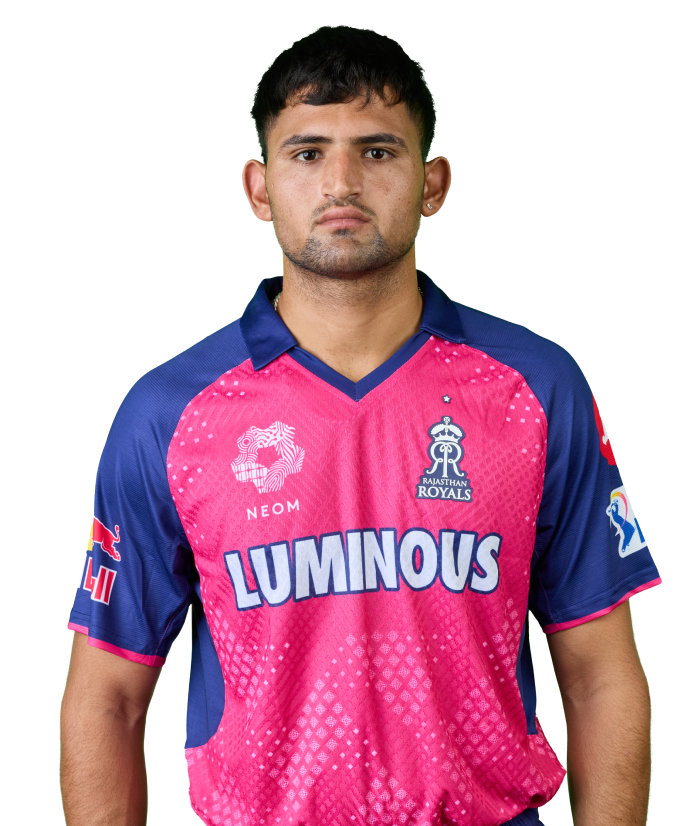 अशोक शर्मा IPL Career Profile & Stats - Rajasthan Royals (RR)