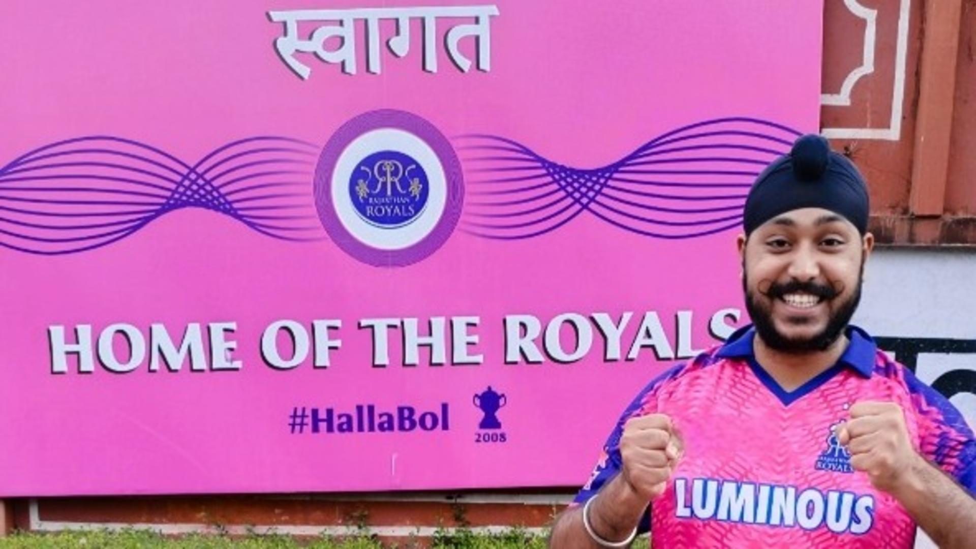 jaideep-singh-saluja-rajasthan-royals-fan-ipl.Click to read full article.