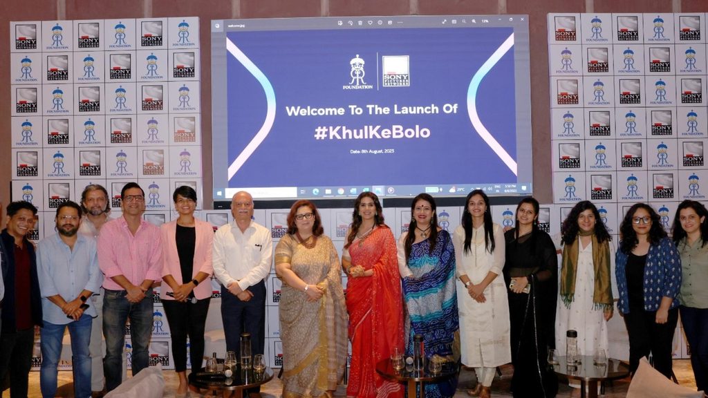 Royal Rajasthan Foundation and Sony Pictures Networks India encourage women to KhulKeBolo with