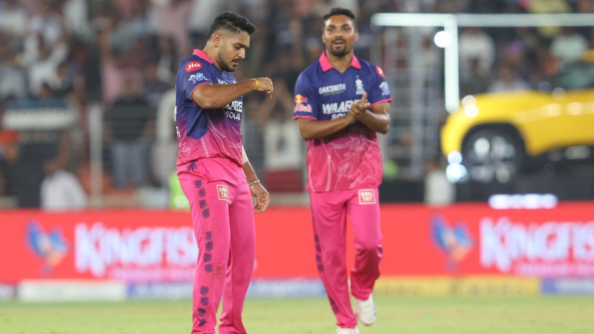 tushar-deshpande-my-turf-celebration-rr-vs-gt-ipl-2026.Click to read full article.