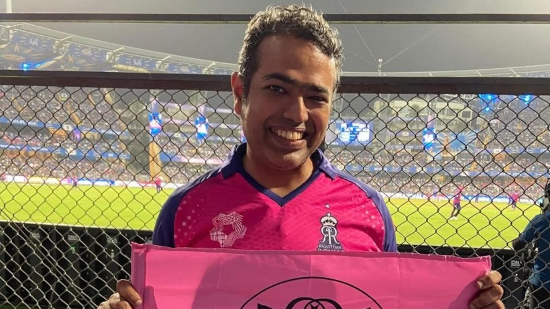 rohit-gehani-rajasthan-royals-fan-ipl.Click to read full article.